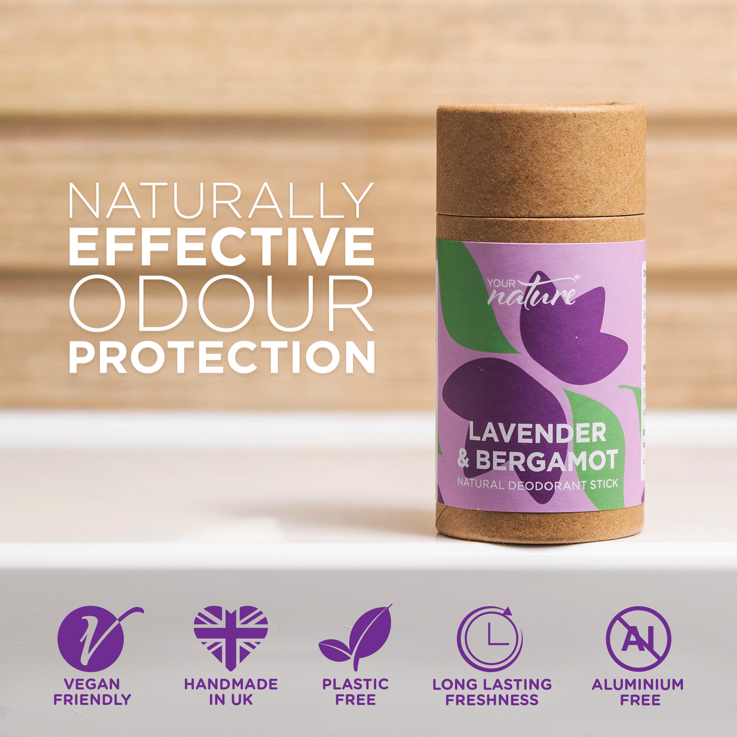 Brand new - Lavender & Bergamot Deodorant - 60g - Trade