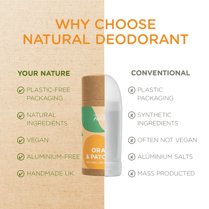 Orange & Patchouli Deodorant - 60g