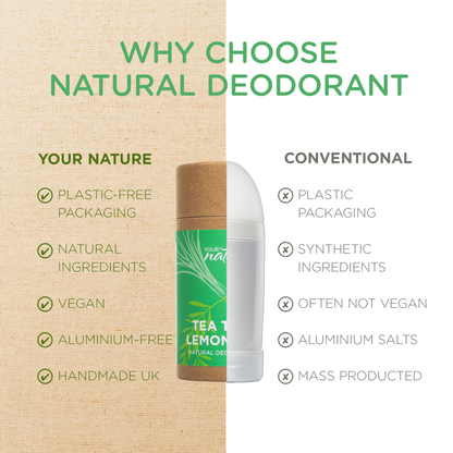 Brand new - Lemongrass & Tea Tree Deodorant - 60g - Trade