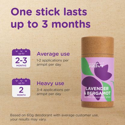 Brand new - Lavender & Bergamot Deodorant - 60g - Trade