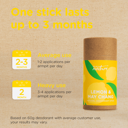 Brand new - Lemon & May Chang Deodorant - 60g - Trade