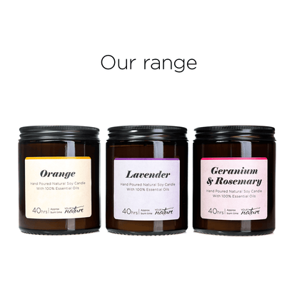 Geranium + Rosemary Candle