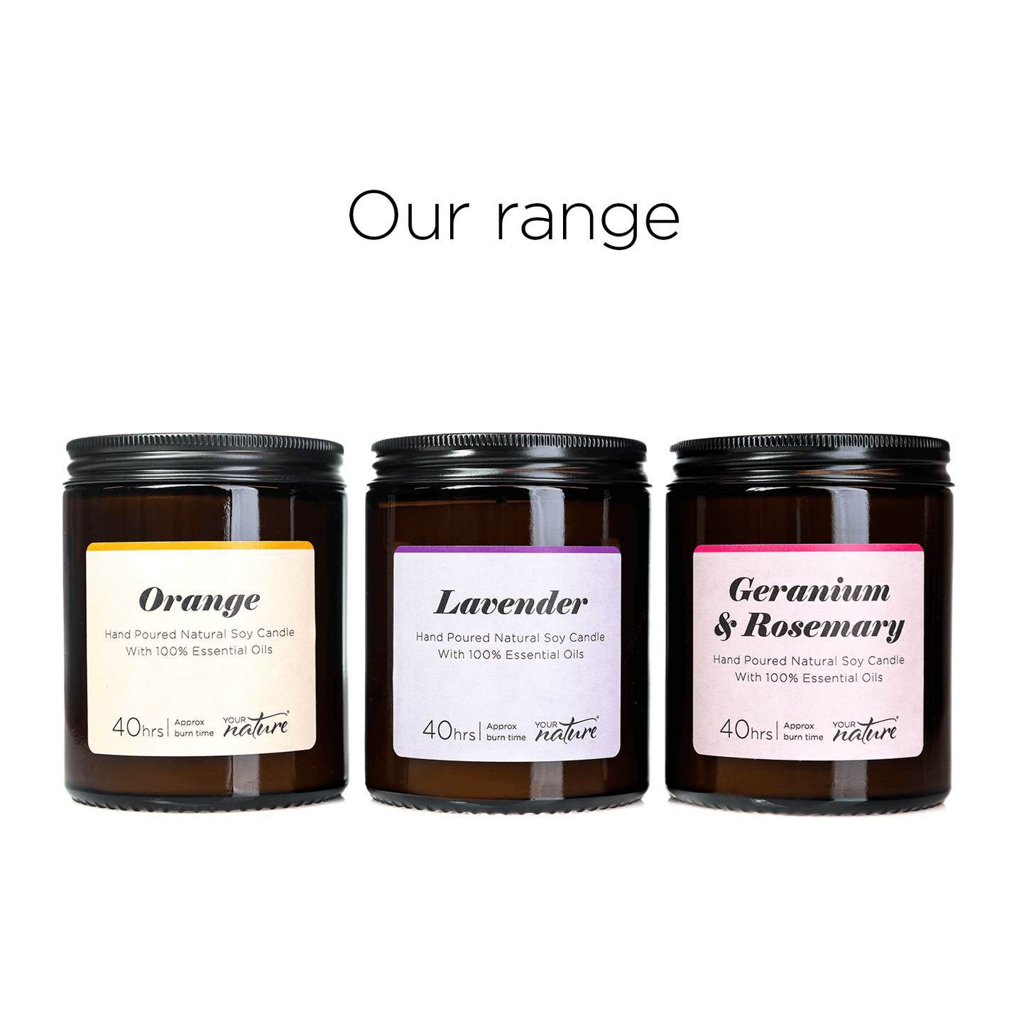 Candle - Geranium + Rosemary - Trade