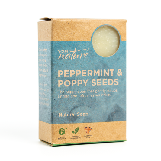 Peppermint & Poppy Seed Soap